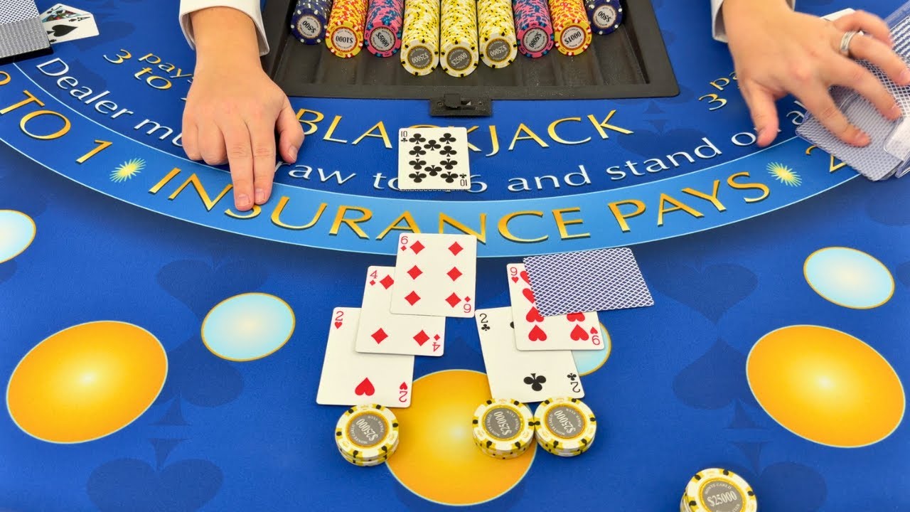I BET $400,000 ON MASSIVE BLACKJACK SPLITS & DOUBLES, WON BLACKJACKS, & MORE IN $1,000,000 SESSION!