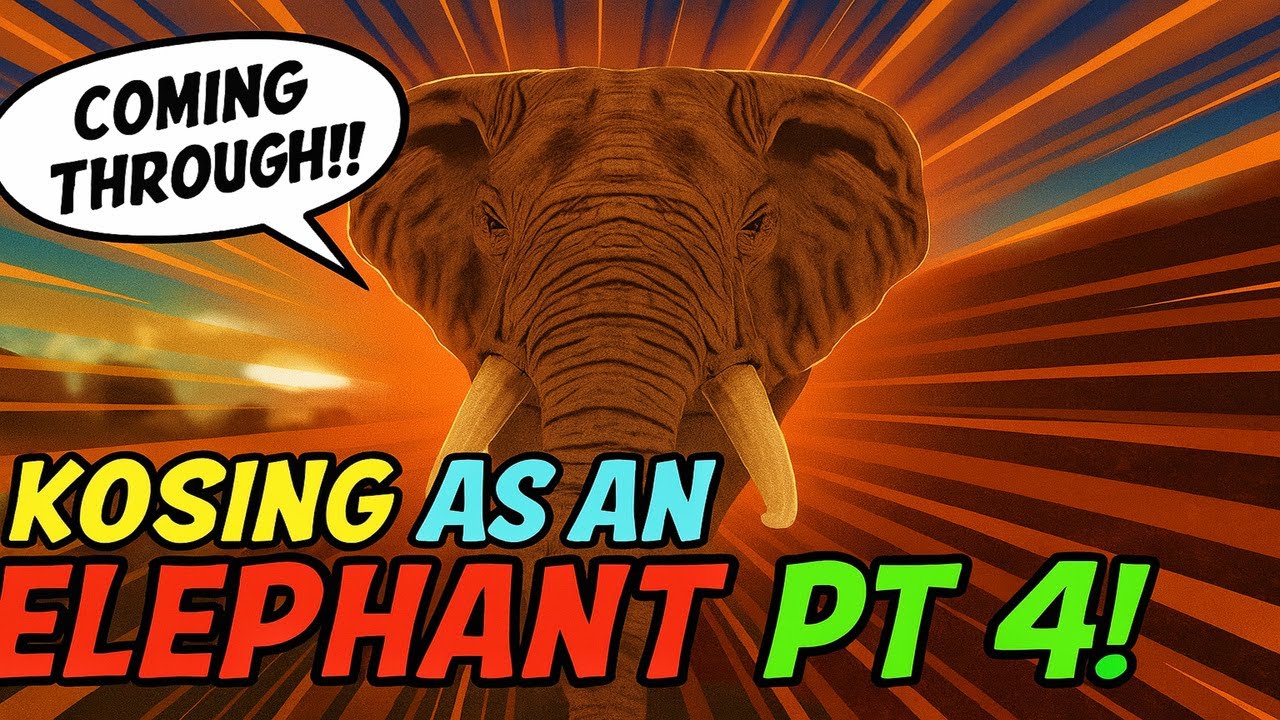 KOSING AS AN ELEPHANT IN SAVANNAH LIFE ROBLOX PT 4!