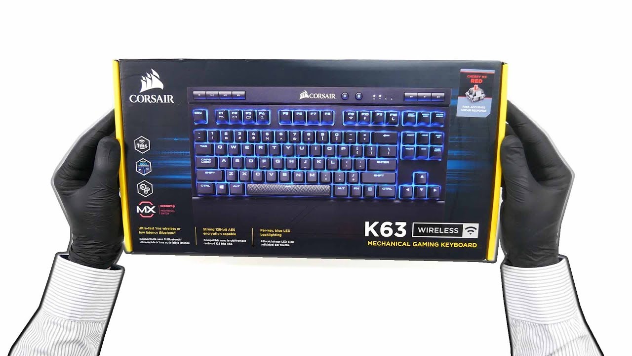 Corsair K63 Wireless - ASMR UNBOXING