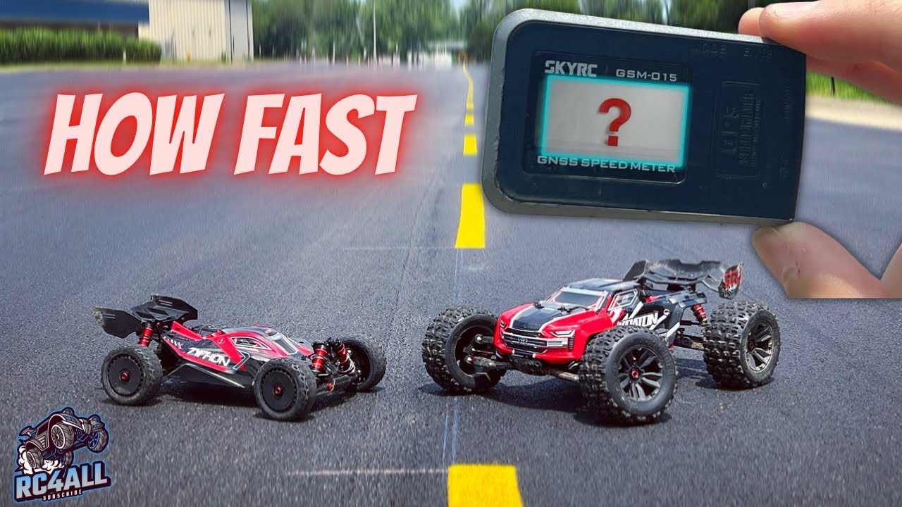 Максимальная скорость, Arrma Typhon 6s против Arrma Kraton 6s, какова их скорость?