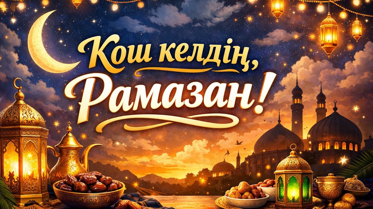 Қош келдің, Рамазан! Сағындырған Рамазан. Жылыны 1 рет келетін қасиетті Рамазан.