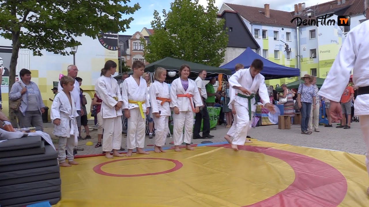 Unterwegs zum Stadtfest in Pößneck 2022.