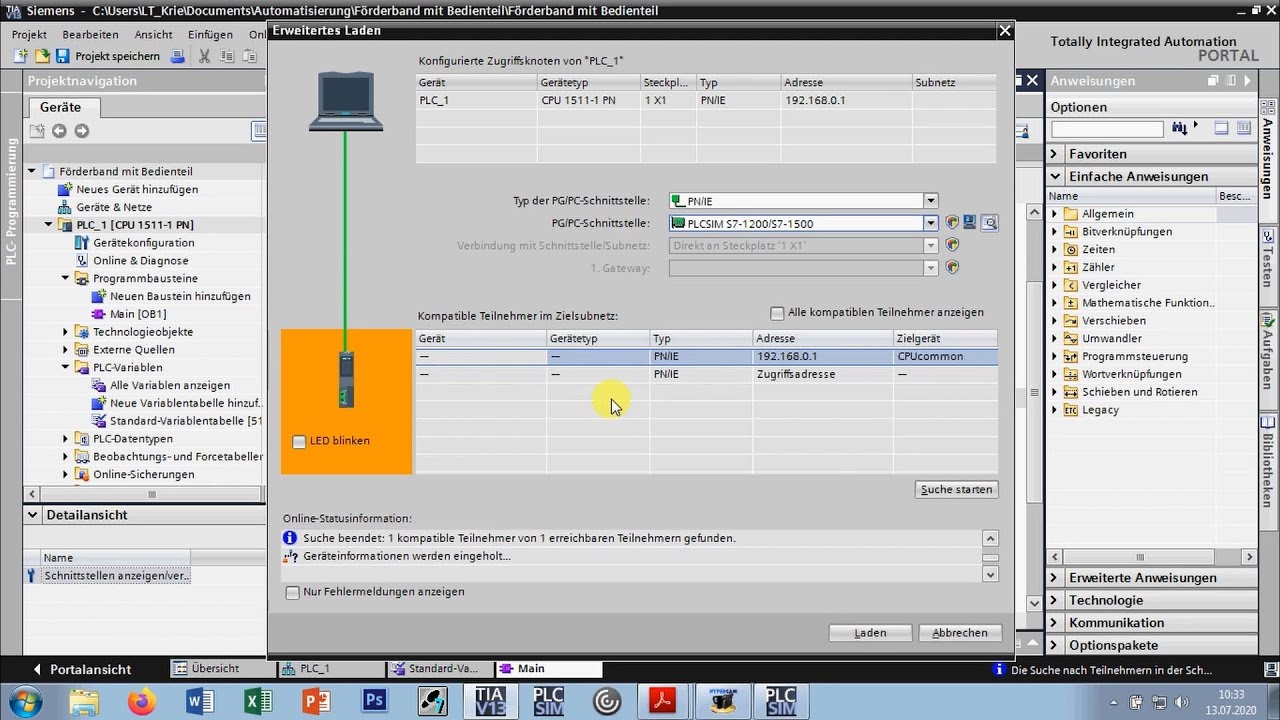 Anf&auml;ngerkurs SPS mit Siemens TIA PORTAL / Programmieren lernen / SIMATIC / Step 7