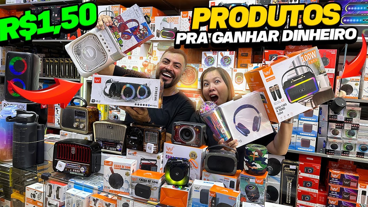 A GIGANTE DA 25 DE MARÇO VOLTOU ! MAIS DE 1.500 PRODUTOS BARATINHOS PRA GANHAR DINHEIRO E COM GARA….