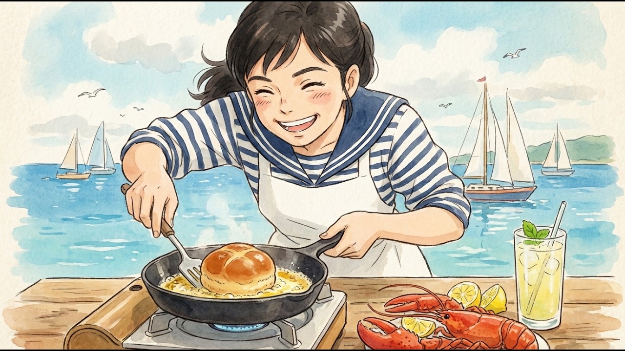 Cozy Maine Lobster Roll | Ghibli Style Slow Living & Cooking