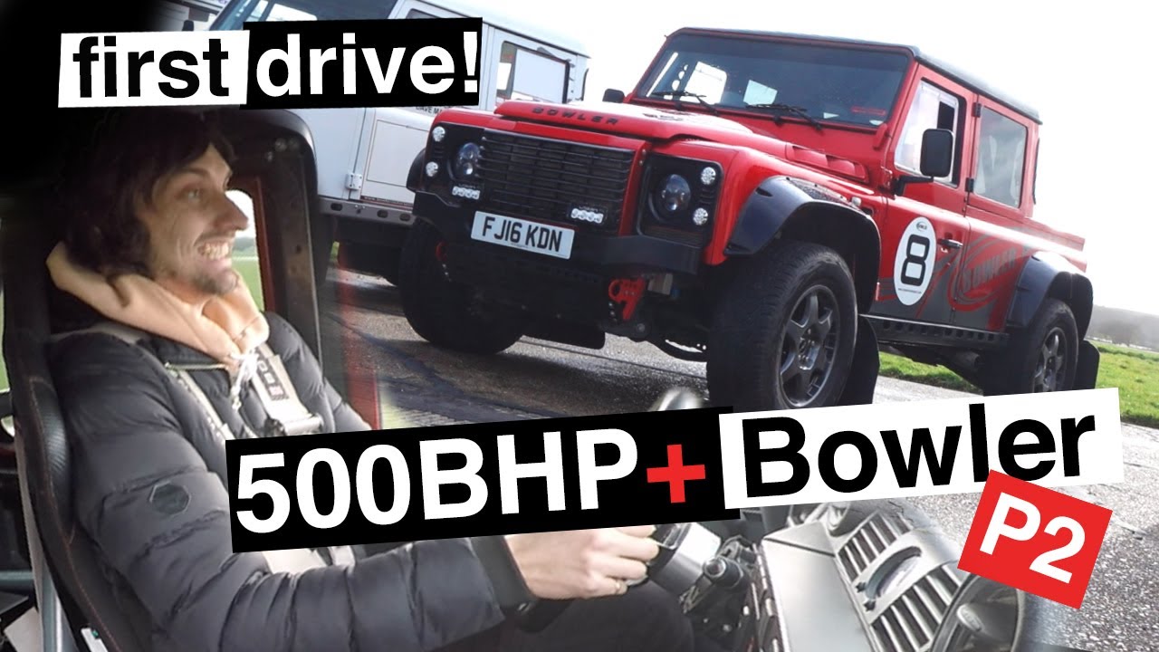 First Drive in Bowler P2 - 500BHP+ Land Rover Defender! - EntityMFG