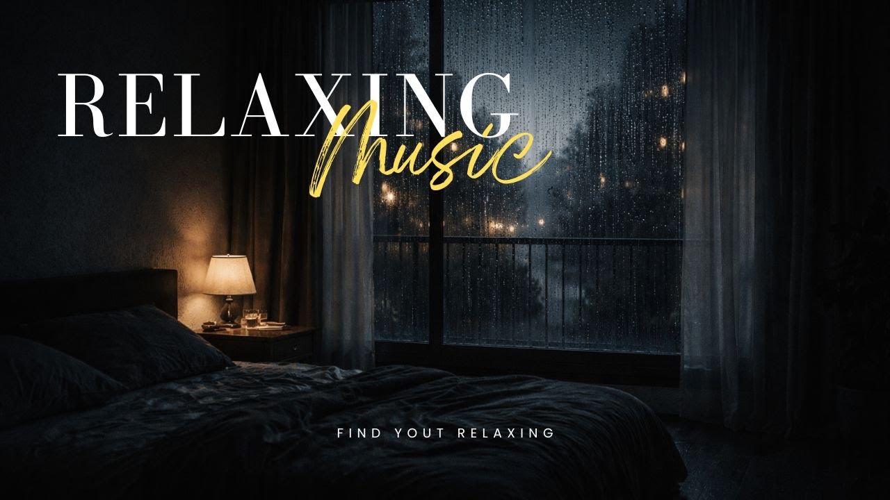 Relaxing Piano Music with Rain Sounds for Deep Sleep