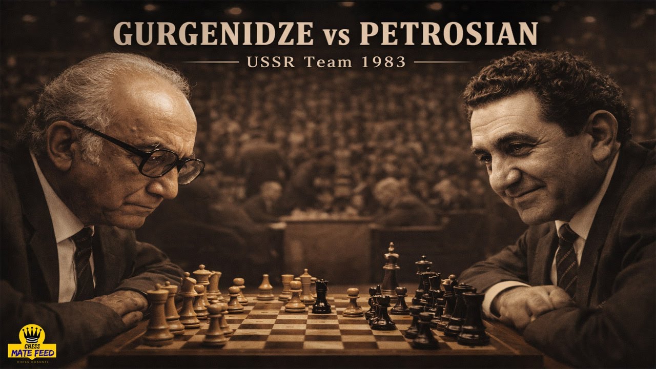 Bukhuti Gurgenidze vs Tigran Petrosian♟️16th Soviet Team Championship Final-A. Moscow  1983