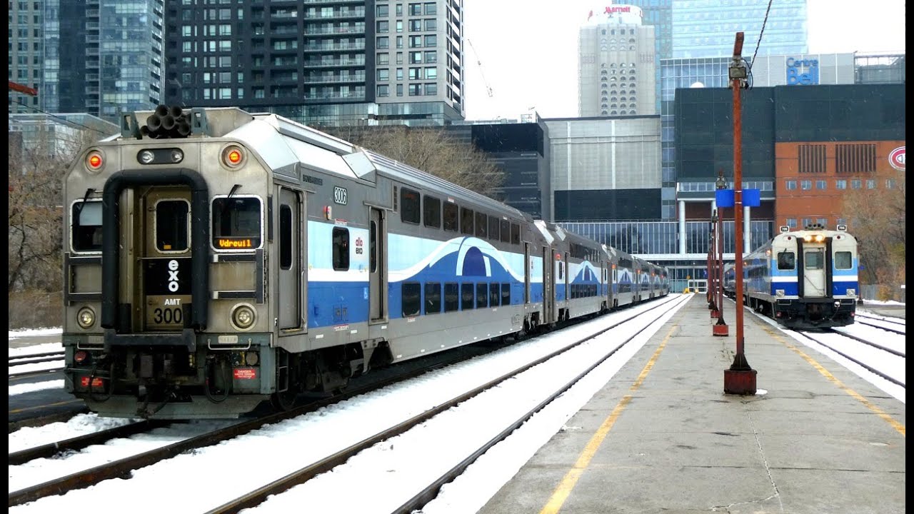 Canadian Trains: EXO services at Gare Lucien-L’Allier, Montreal