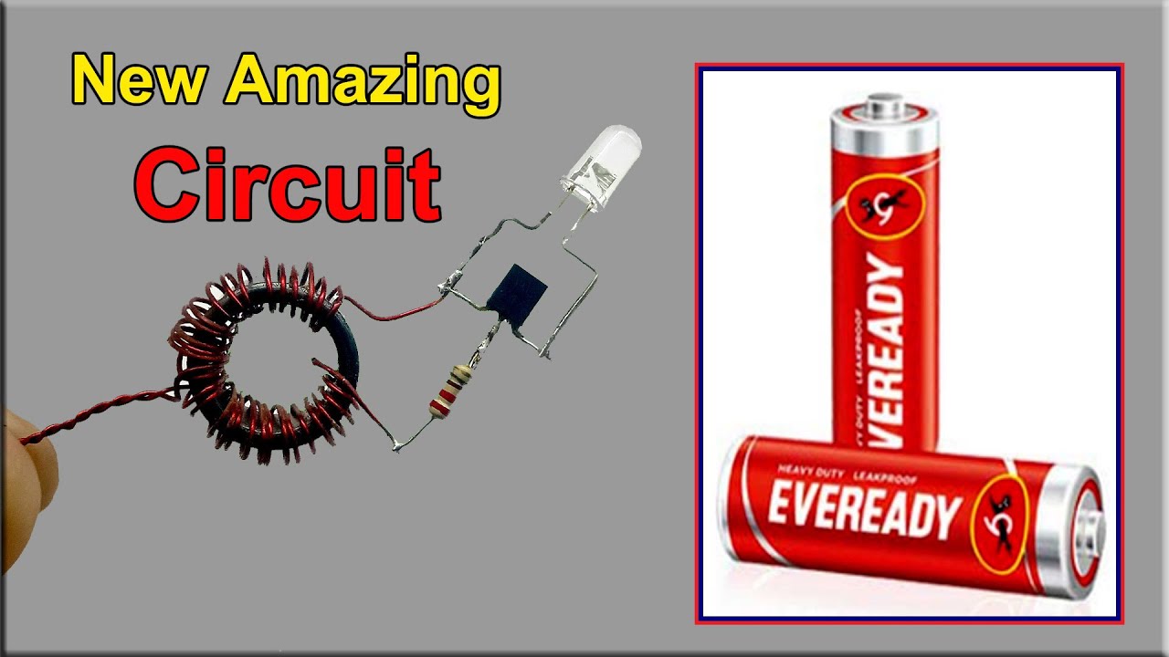 1.5v to 1.2v Battery Operated Circuit, DIY Joule Thief, 1.5v to 3v Boost Converter Circuit