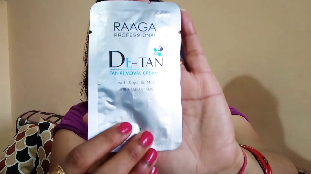 Raaga Professional De-Tan Tan Removal Cream Review and Demo