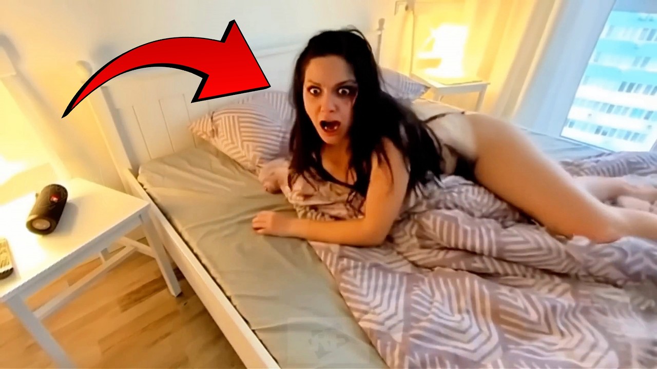 Mulher leva um BAITA SUSTO! Vídeos assustadores