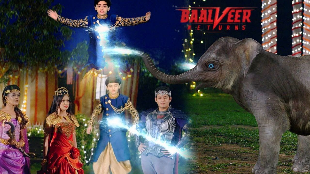 एक छोटे से हाथी ने विवान को हवा में लटका दिया  ||  Baalveer Returns ||