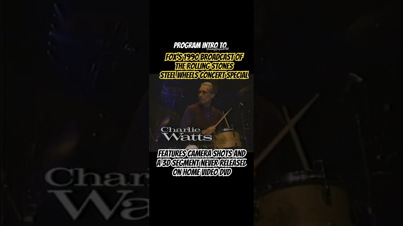 Detroit broadcast of the Rolling Stones Steel wheels Concert Special May 30 1990 WJBK FOX2