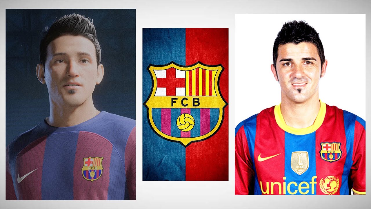 EA FC 24 - Pro Clubs Lookalike | David Villa + Stats | 2011 FC Barcelona/Spain Legend