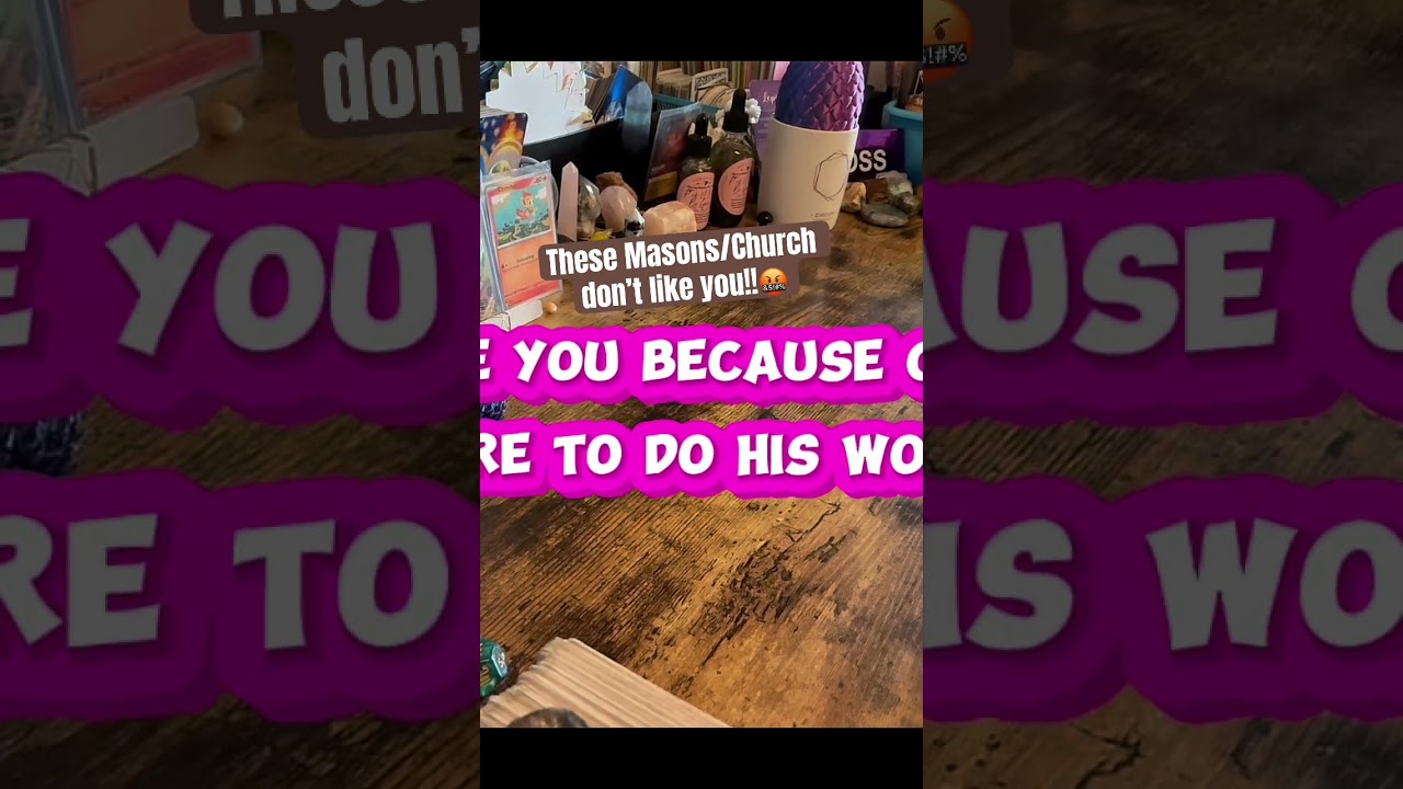 These Masons/Church don&rsquo;t like you!!🤬 #youtube #tarot