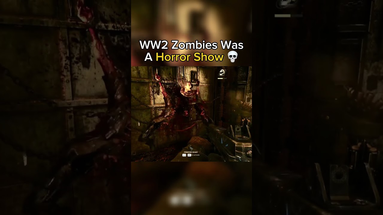 Cod WW2 Was A Horror Show #gaming #zombies #zombieshorts #codzombies #codww2 #callofduty