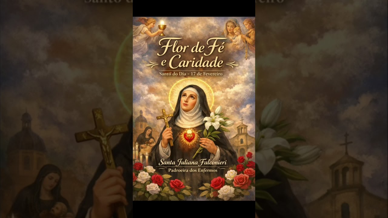 Santa Juliana Falconieri  Padroeira dos enfermos, exemplo de fé, caridade e amor a Deus. #santododia