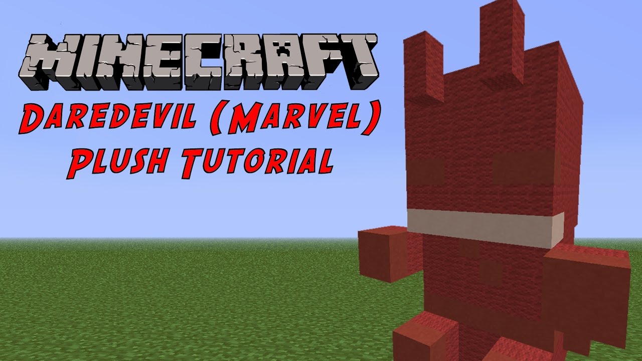 Minecraft Tutorial: Daredevil (Marvel) Plush