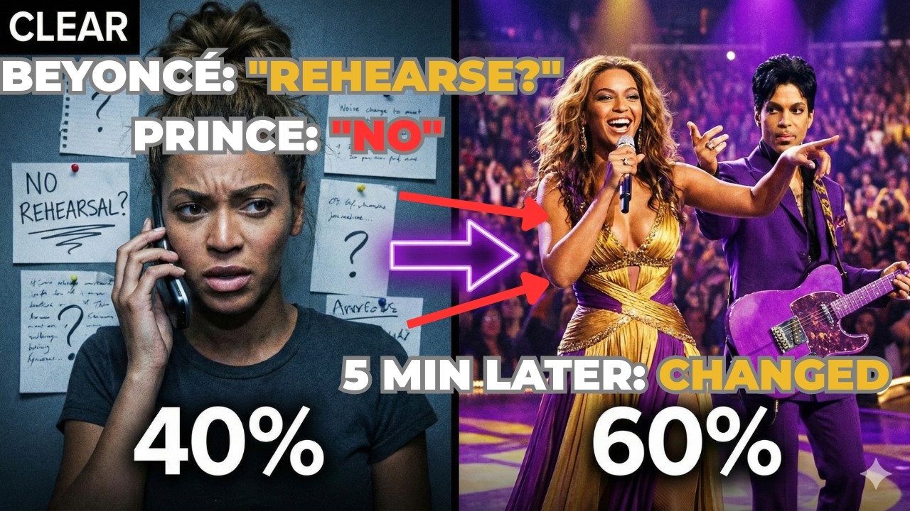 Prince Told Beyoncé:Just Follow Me—She Had NO PLAN—5 Minutes Later She Learned CareerChanging Lesson