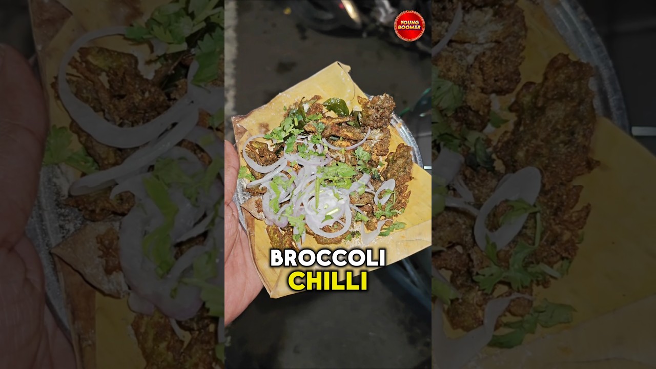 Brocolli Chilli in Salem |  Street Food #salem #food #foodie #foodlover #foodblogger #foodshorts #ak