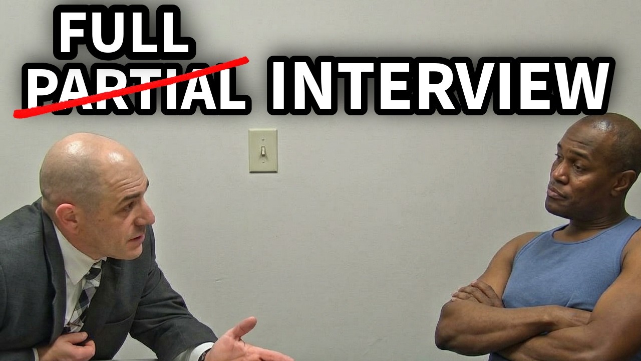 Full Police interrogation of an Evil janitor!