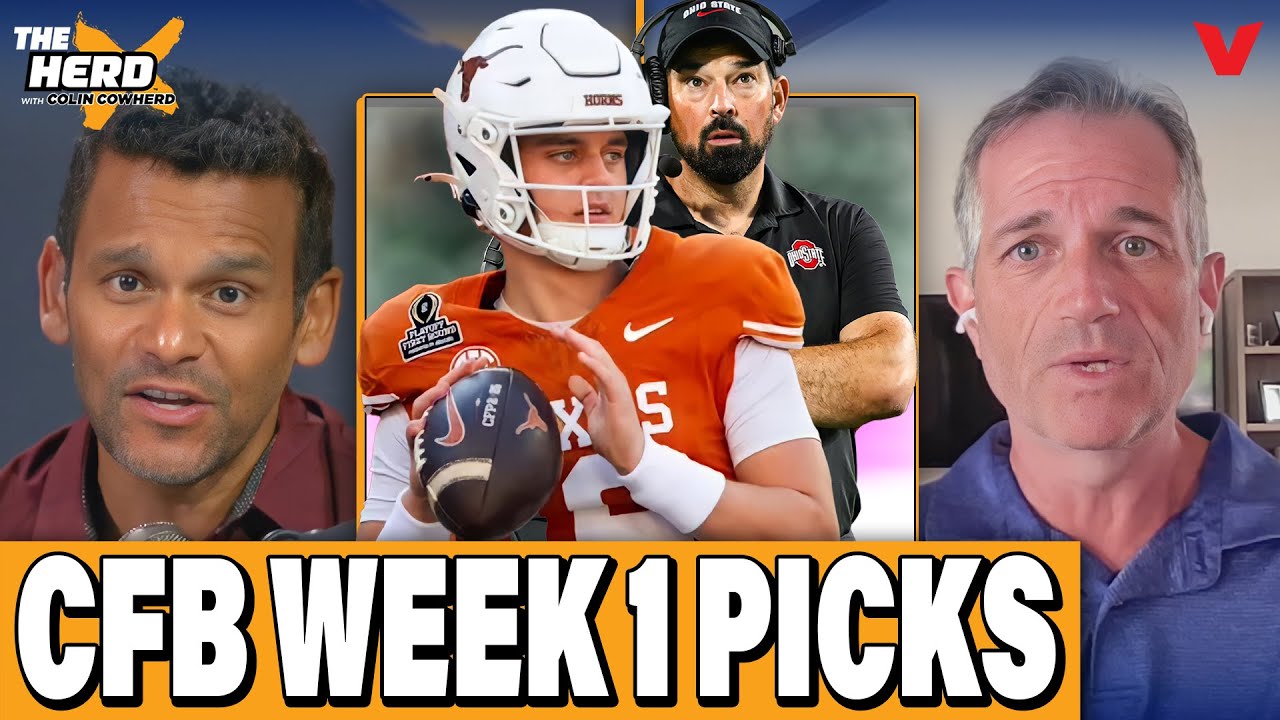 Week 1 College Football PREDICTIONS: Texas-Ohio State, LSU-Clemson, Notre Dame-Miami | THE HERD
