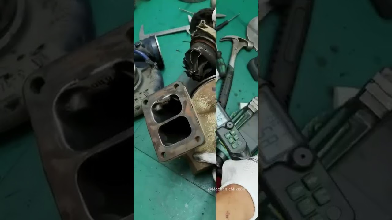 Turbo oil leak.