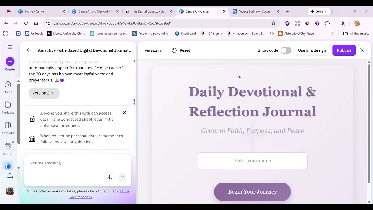 Creating an Interactive digital product #1