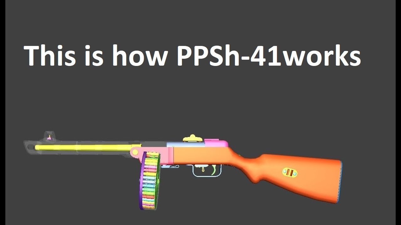 This is how PPSh-41 works | WOG |