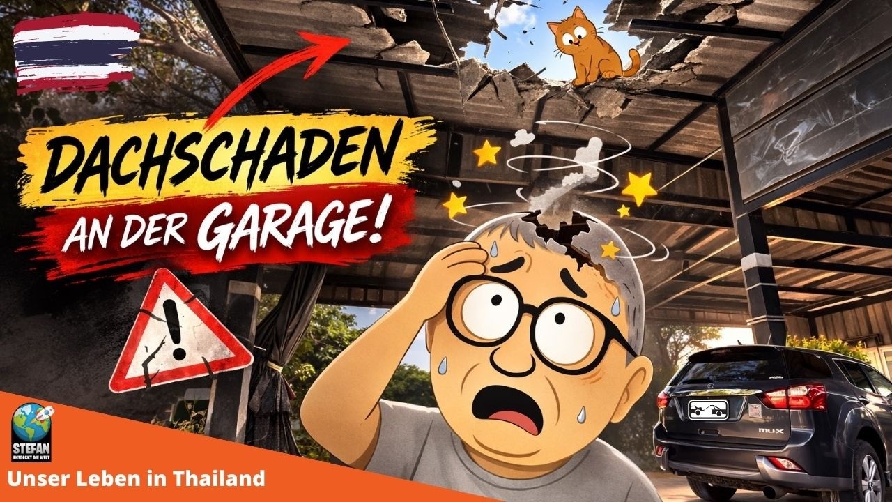 Dachschaden. Alltag in Thailand #aktuell  #deutsch  #doku #auswandern