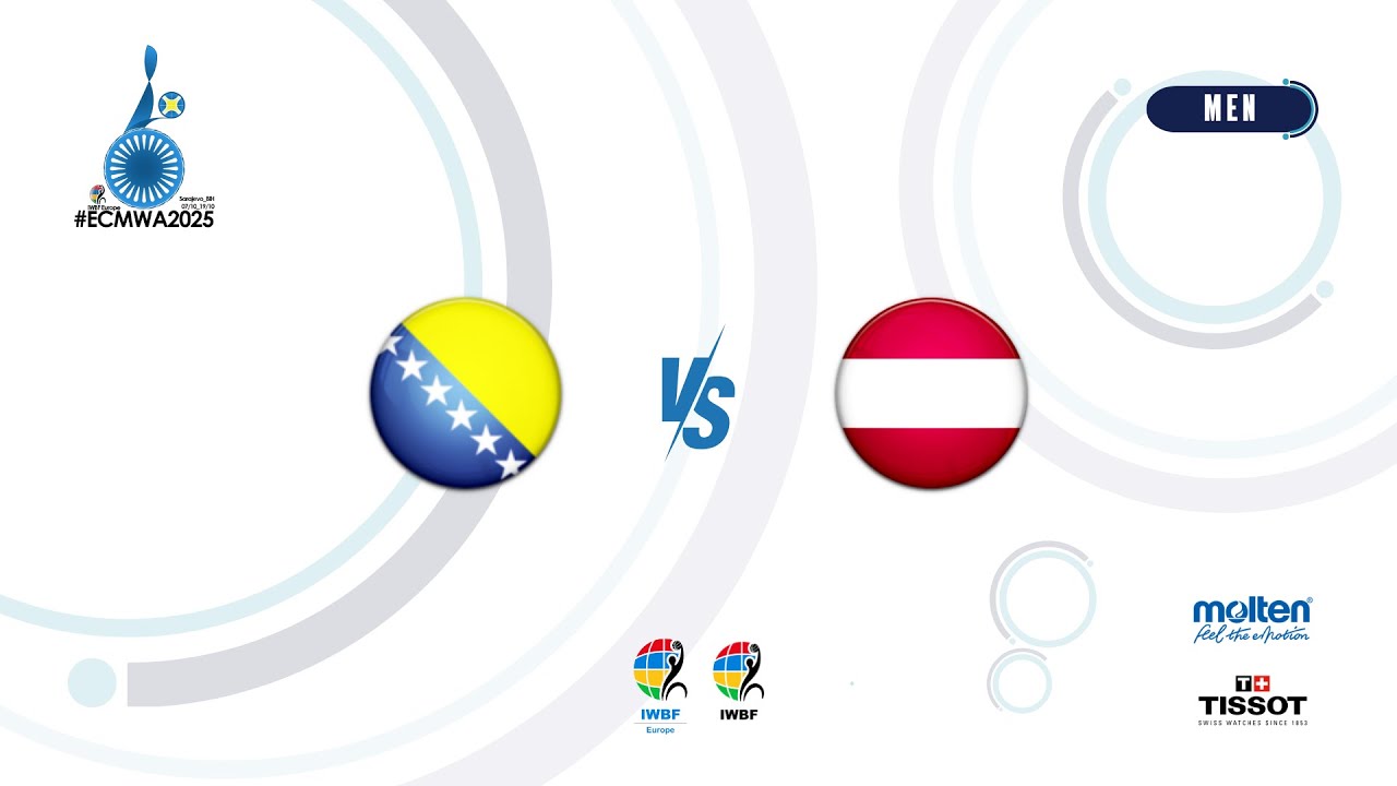 European Championship 2025 | Men | Bosnia & Herzegovina vs Austria