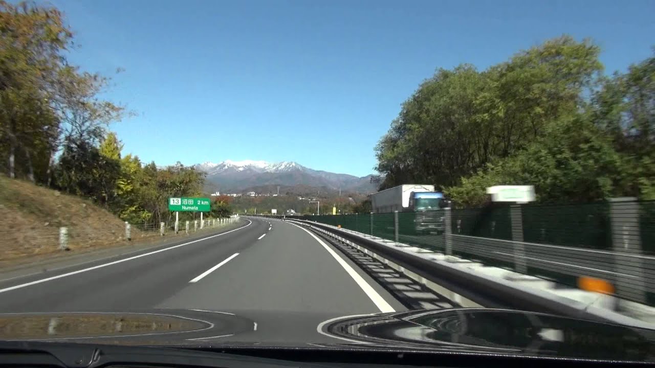 〔関越道〕下り　赤城IC/PA⇒谷川岳PA　2012