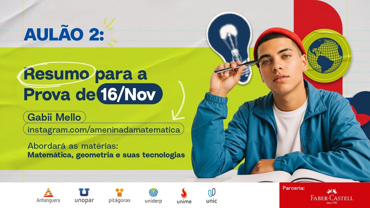 ENEM 2025: Matemática Descomplicada e Dicas para Acertar Mais! | Anhanguera & Faber-Castell