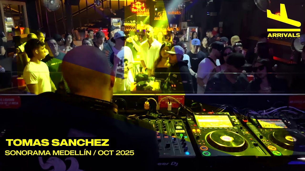 Melodic Techno & Techno Set - Tomas Sanchez - Arrivals Medell&iacute;n - 03-10-2025