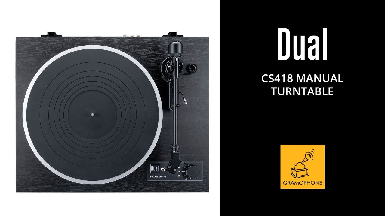 Проигрыватель виниловых пластинок с ременным приводом Dual CS 418