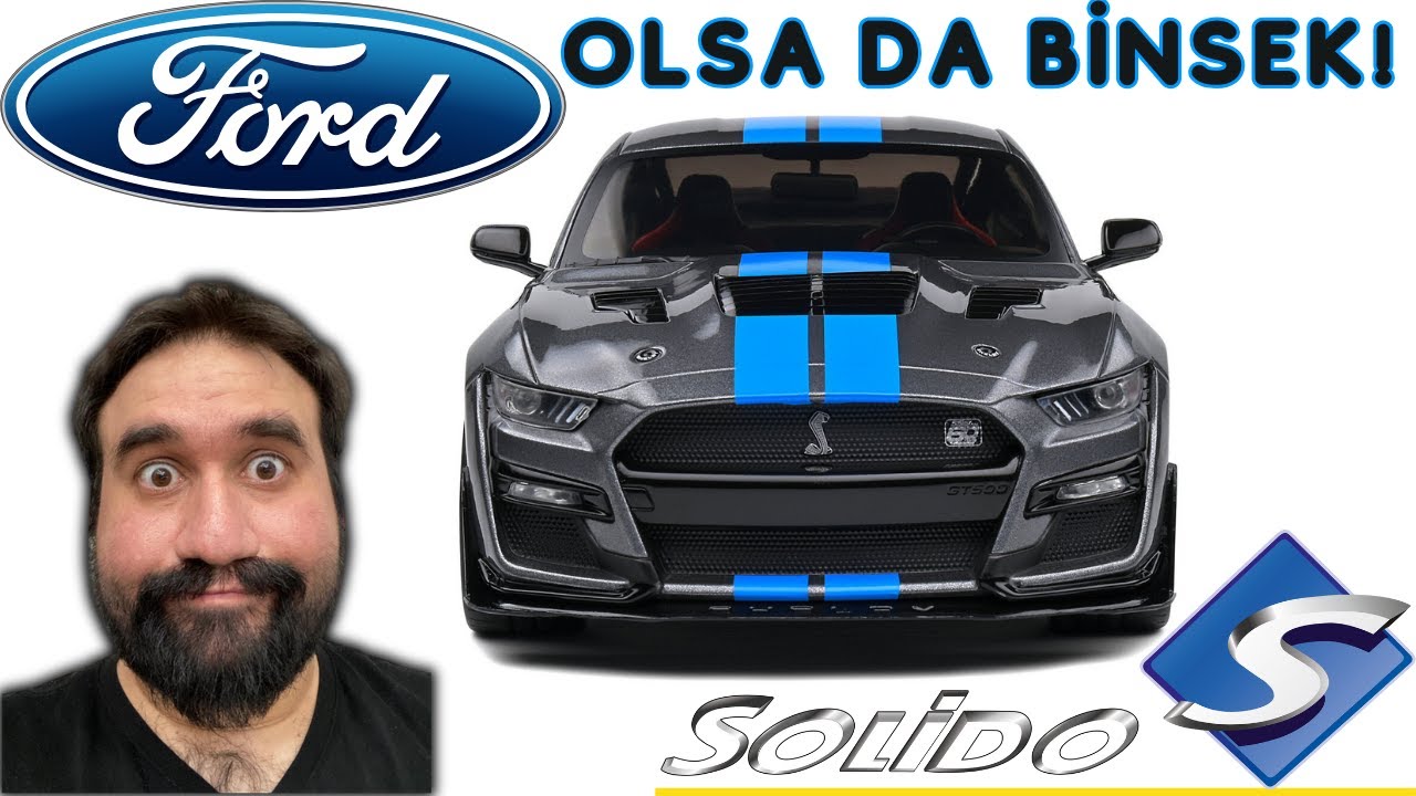 SOLIDO 1/18 Ford Mustang Shelby Cobra GT500-KR İNCELEME! - HASTASIYIM!