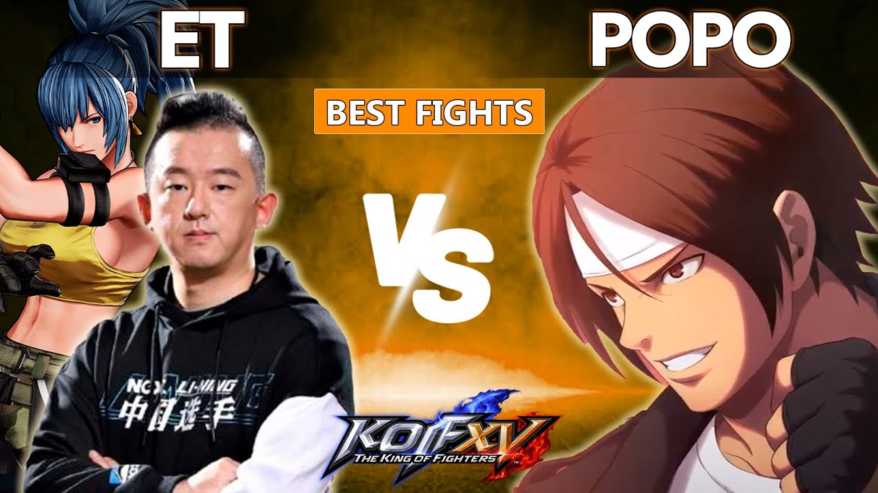 KOFXV DBJ ET (Leona,Ralf,Heidern) Vs POPOMURA (Kyo,Beni,Dolores) Best Fights ET play Ikari Warrios 💥