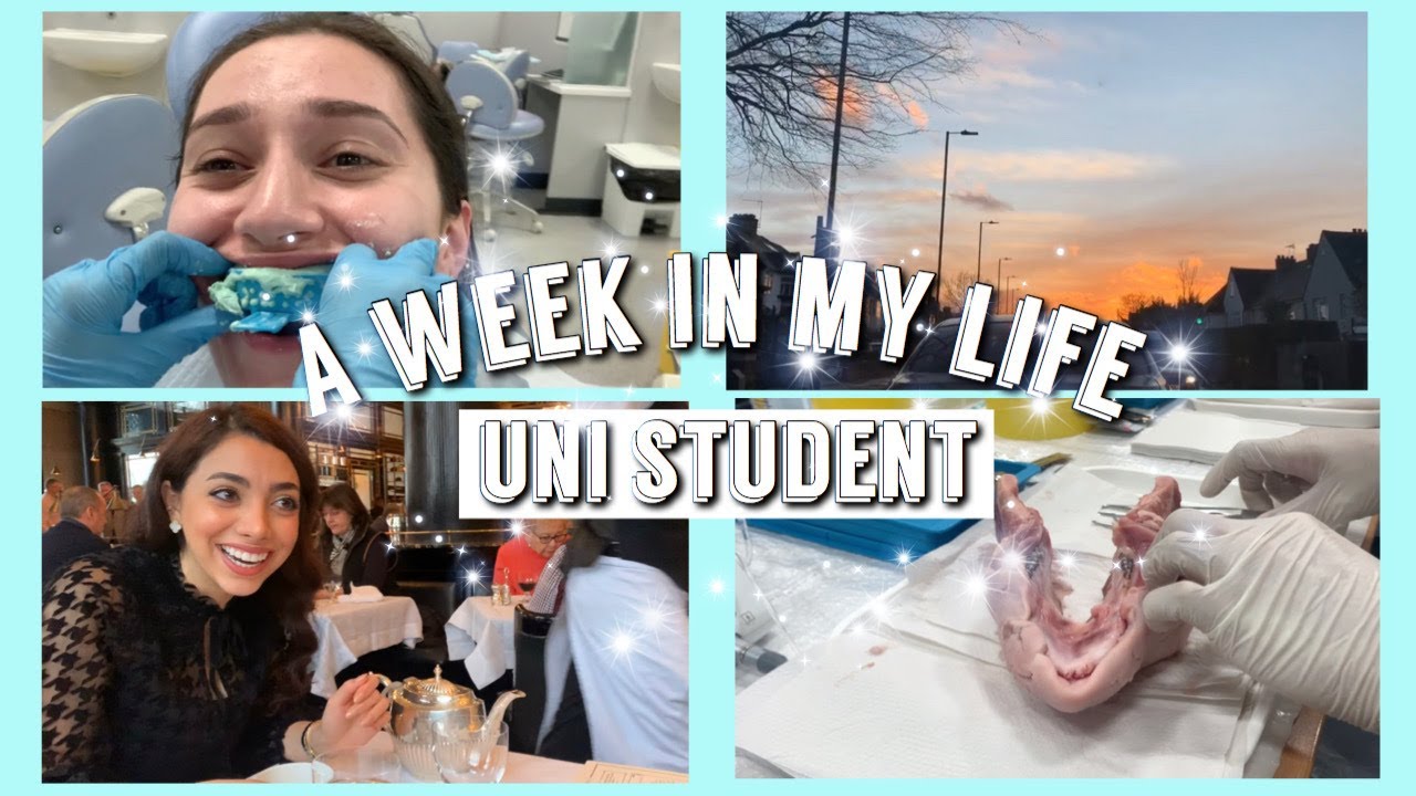 A WEEK IN MY LIFE | working hard..hardly working?? | dental student???????