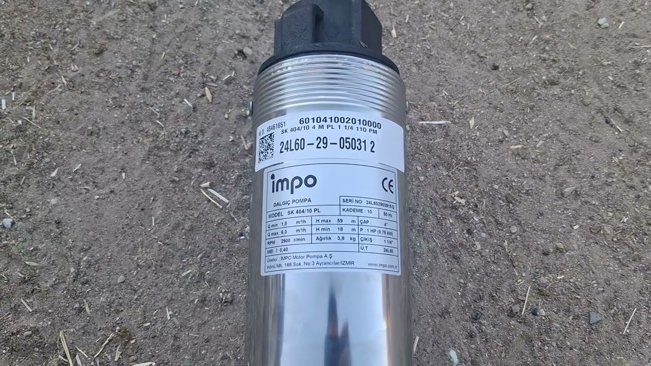 Dalgıç pompa ve fan alınırken dikkat edilmesi gerekenler,Kademe sayısı ve MotorGücü dikkate alınmalı