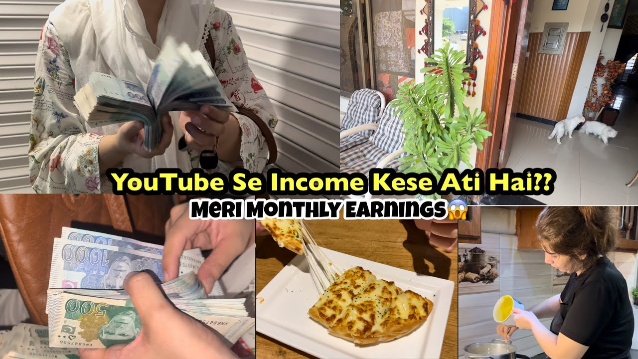 Meri YouTube Ki Asal Income | Monthly Earnings Reveal 😱Meri YouTube Salary Se Ghar Walon Ko treat de