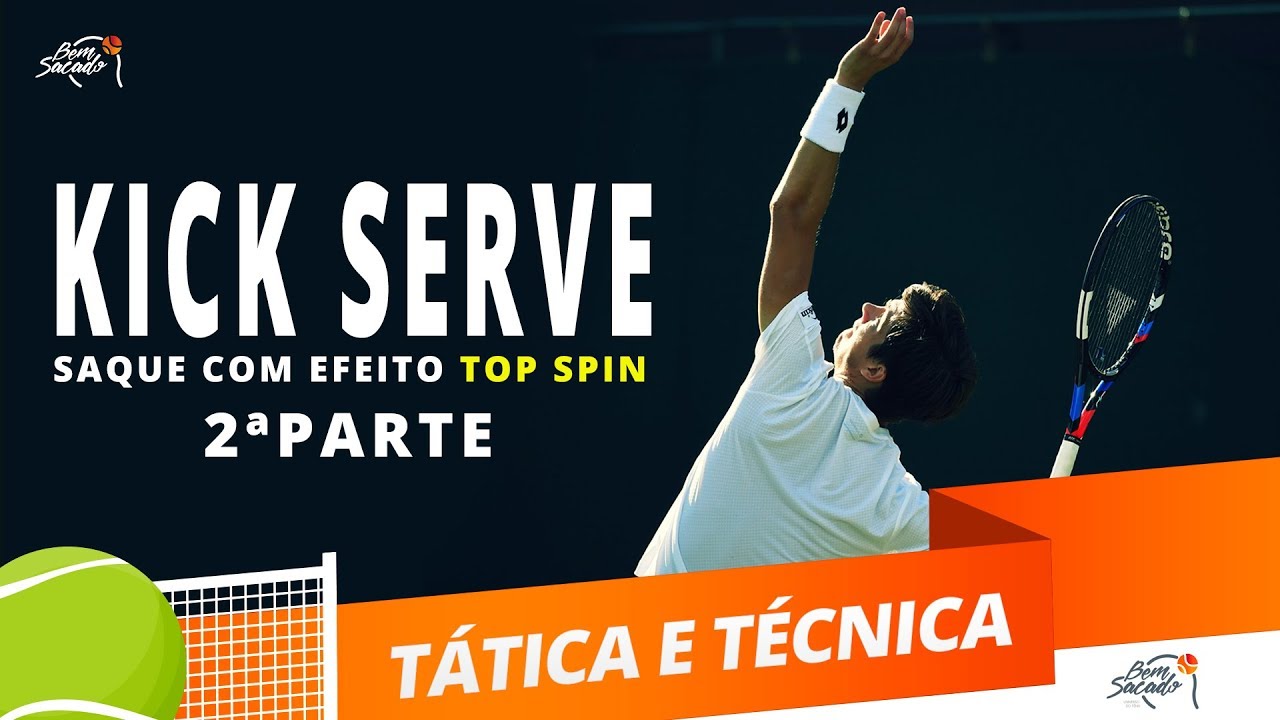 Saque com efeito Top Spin - 