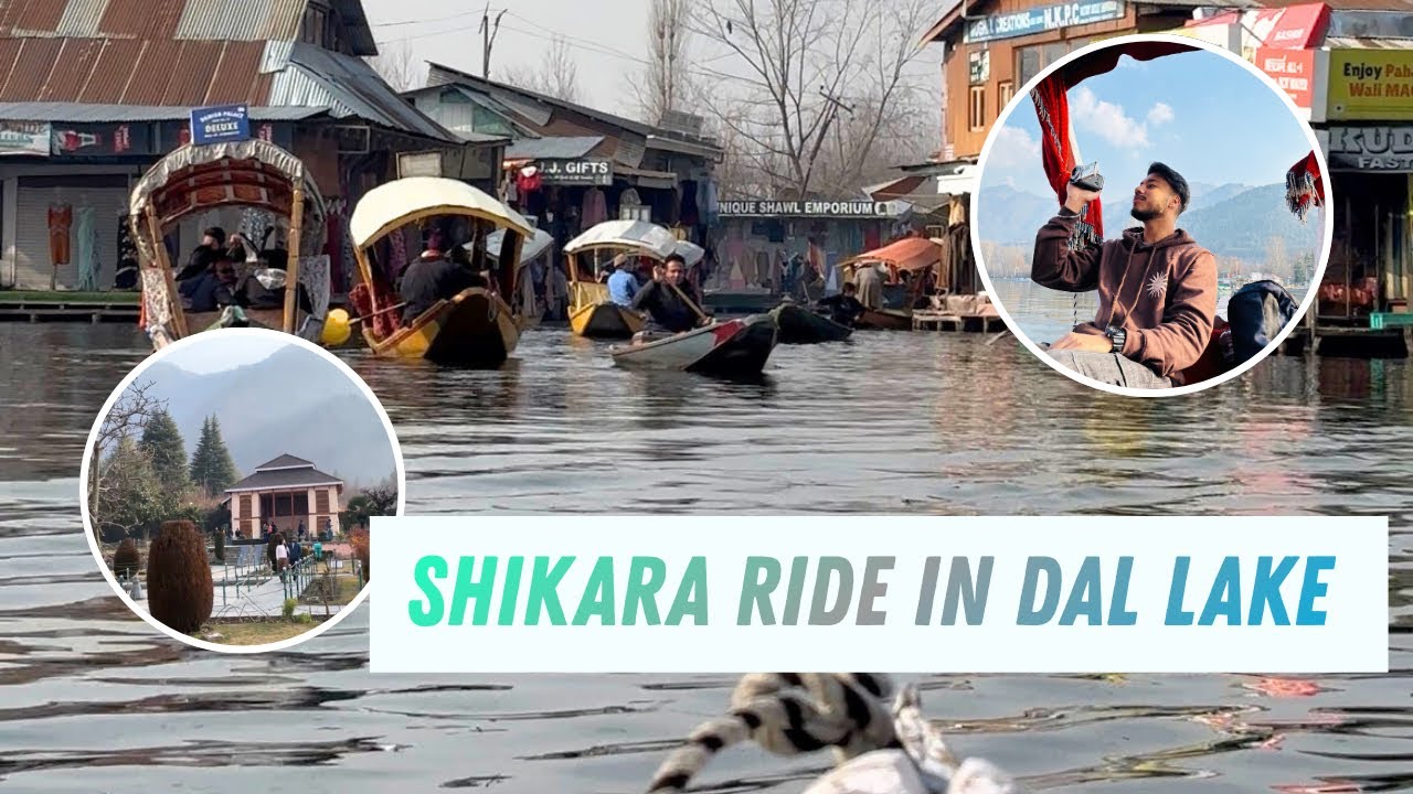 Shikara ride in beautiful Dal lake 💖🥹