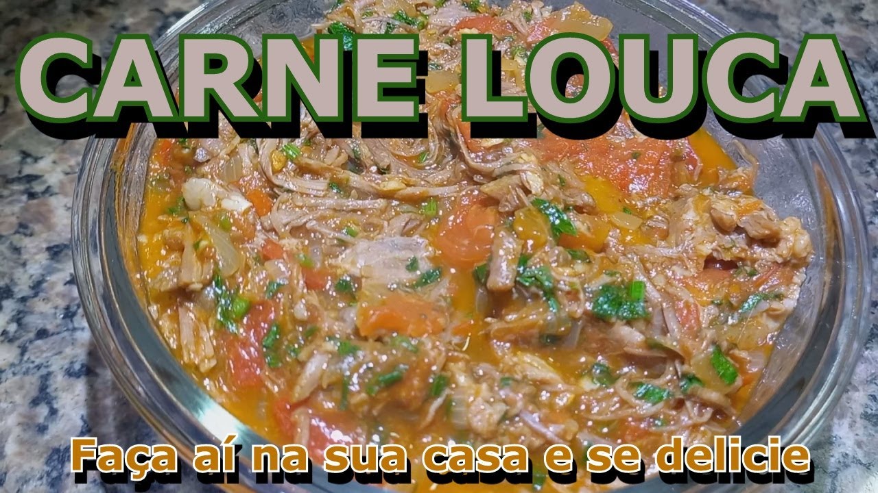 Muito consumido nas festinhas: CARNE DESFIADA!