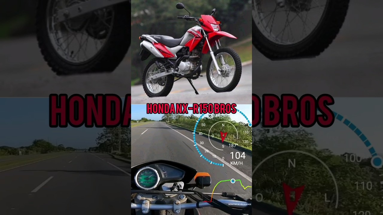 HONDA BROS 150 TOP SPEED E FICHA T&Eacute;CNICA #moto #motos #brasil #honda #bros #topspeed