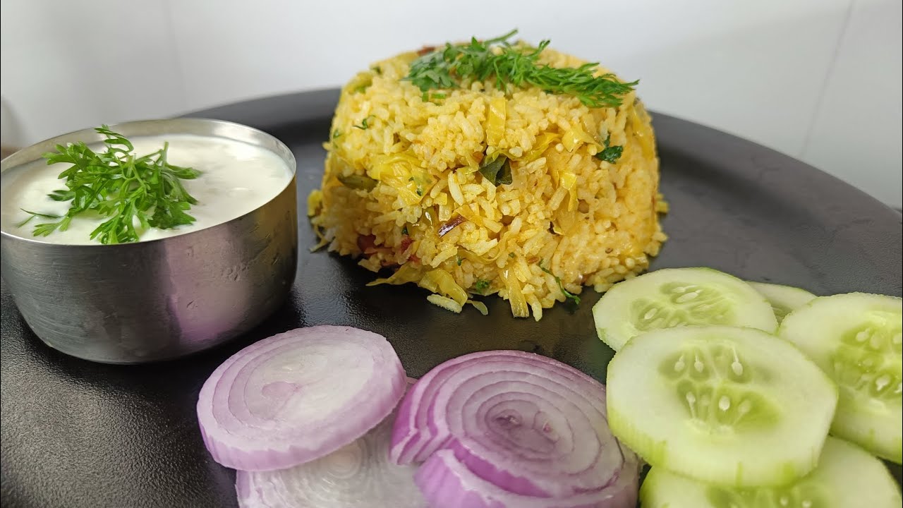Healthy and Tasty Cabbage rice Recipe// Healthy recipes series #cabbagerice #food 