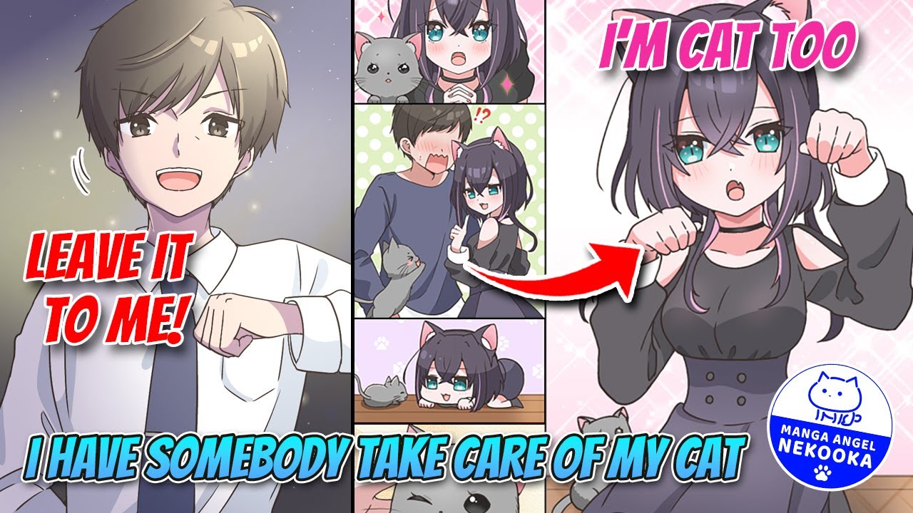 【Manga】A cute girl who's always on the same train as me started visiting me after i got a cat