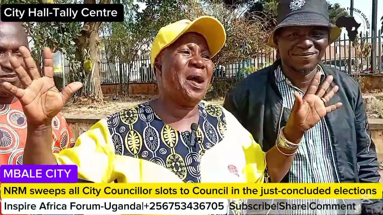 NRM sweeps all the Mbale City councillors slots to Council in the just-concluded general elections 