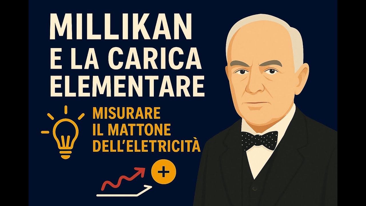 ⚡ Millikan e la Carica Elementare — Misurare il Mattone dell’Elettricità