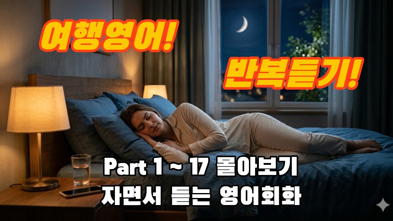 (자면서 듣는 여행 영어)(Part1~17) 몰아보기